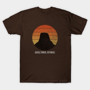 Devils Tower, Wyoming (faded) T-Shirt